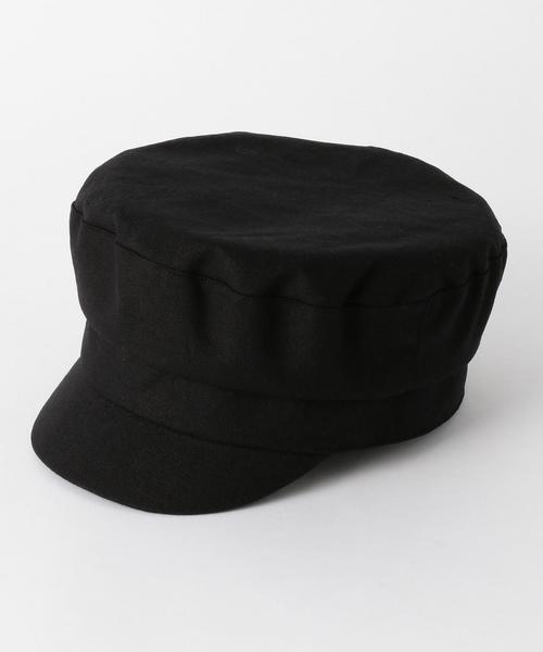 green label relaxing（グリーンレーベルリラクシング）の「CB リネンマリンキャスケットキャップ ◆（キャスケット・レディース・ブラック/ベージュ・FREE）」の9枚目の写真