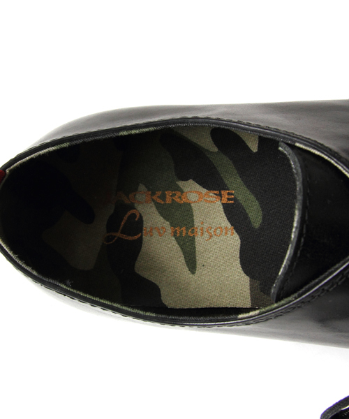 JACKROSE（ジャックローズ）の「レザーエアクッションソールプレーンドレスシューズ（ドレスシューズ・メンズ・ブラック・L/M）」の6枚目の写真