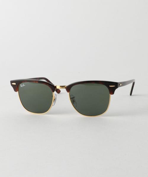 Ray-Ban(レイバン)の「<Ray-Ban(レイバン)>CLUBMASTER 3016/51 サングラス(サングラス・レディース・ブラック/ダークブラウン・FREE)」の3枚目の写真