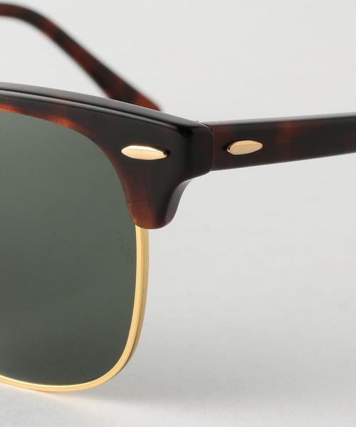 Ray-Ban(レイバン)の「<Ray-Ban(レイバン)>CLUBMASTER 3016/51 サングラス(サングラス・レディース・ブラック/ダークブラウン・FREE)」の6枚目の写真