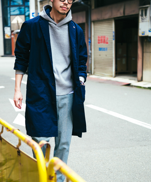 URBAN RESEARCH DOORS MENS（アーバンリサーチ ドアーズ メンズ）の「FORK＆SPOON Downproof Work Coat（その他アウター・メンズ・ゴールド/ネイビー/オフホワイト・5/4）」の3枚目の写真