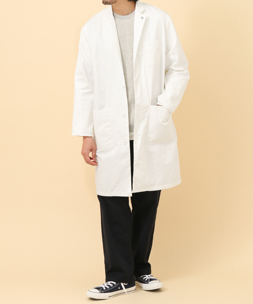 URBAN RESEARCH DOORS MENS（アーバンリサーチ ドアーズ メンズ）の「FORK＆SPOON Downproof Work Coat（その他アウター・メンズ・ゴールド/ネイビー/オフホワイト・5/4）」の4枚目の写真
