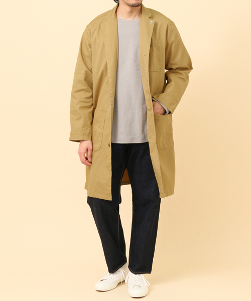 URBAN RESEARCH DOORS MENS（アーバンリサーチ ドアーズ メンズ）の「FORK＆SPOON Downproof Work Coat（その他アウター・メンズ・ゴールド/ネイビー/オフホワイト・5/4）」の6枚目の写真
