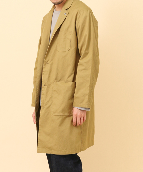URBAN RESEARCH DOORS MENS（アーバンリサーチ ドアーズ メンズ）の「FORK＆SPOON Downproof Work Coat（その他アウター・メンズ・ゴールド/ネイビー/オフホワイト・5/4）」の7枚目の写真