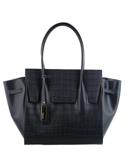 HALEINE（アレンヌ）の「[HALEINE]サフィアーノレザートートバッグ（トートバッグ・レディース・ネイビー/ライム/レッド/ブラック/アイボリー/ピンクベージュ/レッド系その他/ブラック系その他/ブルー系その他/イエロー系その他/ウッド/ライラック・FREE）」の8枚目の写真