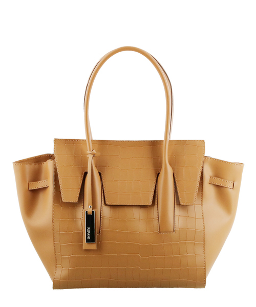 HALEINE（アレンヌ）の「[HALEINE]サフィアーノレザートートバッグ（トートバッグ・レディース・ネイビー/ライム/レッド/ブラック/アイボリー/ピンクベージュ/レッド系その他/ブラック系その他/ブルー系その他/イエロー系その他/ウッド/ライラック・FREE）」の10枚目の写真