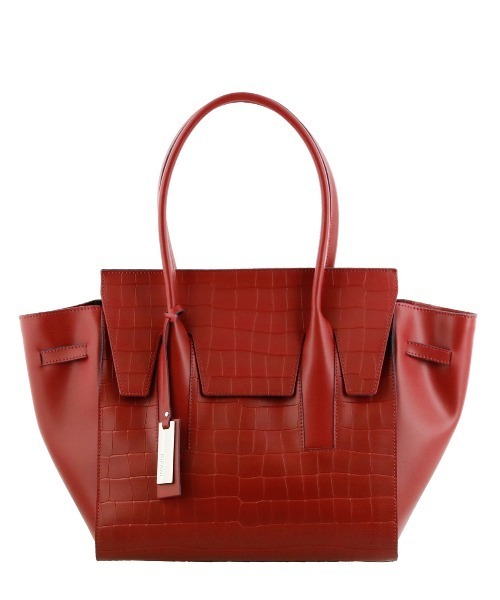 HALEINE（アレンヌ）の「[HALEINE]サフィアーノレザートートバッグ（トートバッグ・レディース・ネイビー/ライム/レッド/ブラック/アイボリー/ピンクベージュ/レッド系その他/ブラック系その他/ブルー系その他/イエロー系その他/ウッド/ライラック・FREE）」の12枚目の写真