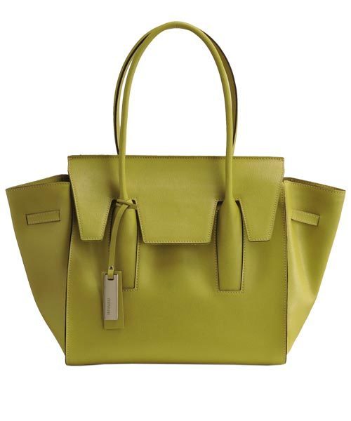 HALEINE（アレンヌ）の「[HALEINE]サフィアーノレザートートバッグ（トートバッグ・レディース・ネイビー/ライム/レッド/ブラック/アイボリー/ピンクベージュ/レッド系その他/ブラック系その他/ブルー系その他/イエロー系その他/ウッド/ライラック・FREE）」の6枚目の写真