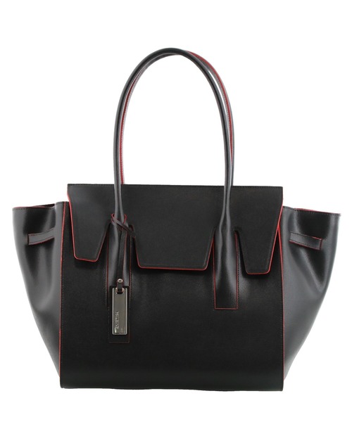 HALEINE（アレンヌ）の「[HALEINE]サフィアーノレザートートバッグ（トートバッグ・レディース・ネイビー/ライム/レッド/ブラック/アイボリー/ピンクベージュ/レッド系その他/ブラック系その他/ブルー系その他/イエロー系その他/ウッド/ライラック・FREE）」の3枚目の写真