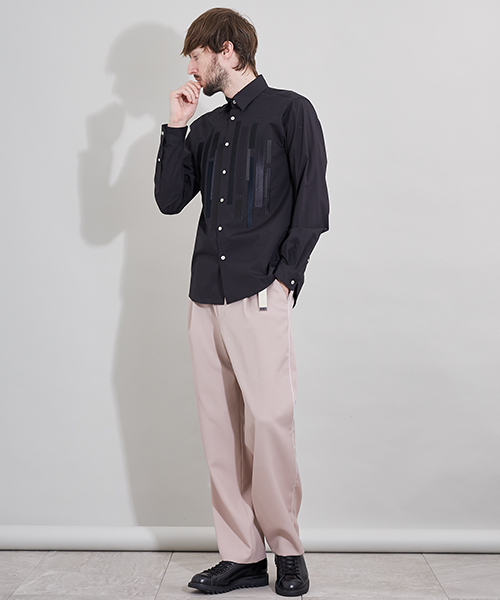 UNITED TOKYO(ユナイテッドトウキョウ)の「パイピングワイドパンツ(スラックス・メンズ・ピンク/ブラック/カーキ/ブルー・1/2/3)」の18枚目の写真