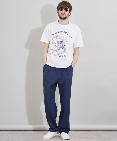 UNITED TOKYO(ユナイテッドトウキョウ)の「パイピングワイドパンツ(スラックス・メンズ・ピンク/ブラック/カーキ/ブルー・1/2/3)」の19枚目の写真