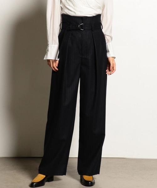 EN ROUTE(アンルート)の「ハイウエストベルトワイドパンツ ◆(その他パンツ・レディース・グレー/その他1・2/1)」の2枚目の写真