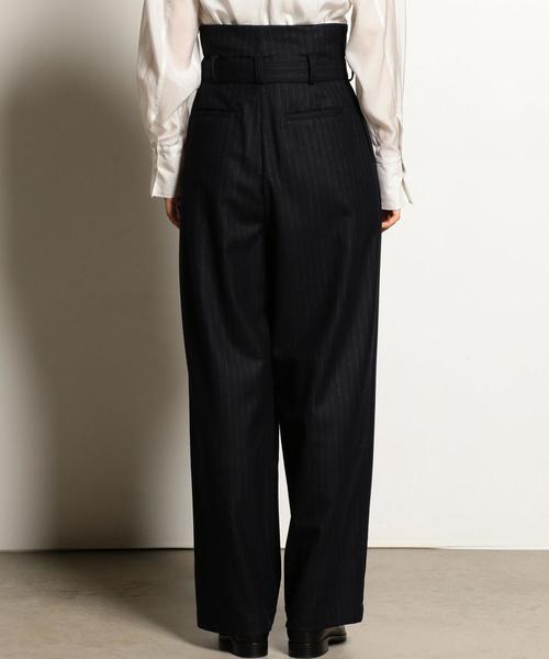 EN ROUTE(アンルート)の「ハイウエストベルトワイドパンツ ◆(その他パンツ・レディース・グレー/その他1・2/1)」の3枚目の写真