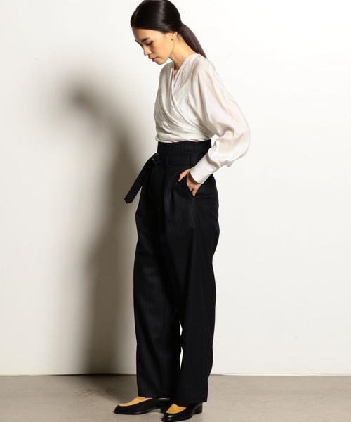 EN ROUTE(アンルート)の「ハイウエストベルトワイドパンツ ◆(その他パンツ・レディース・グレー/その他1・2/1)」の6枚目の写真