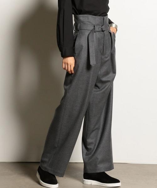 EN ROUTE(アンルート)の「ハイウエストベルトワイドパンツ ◆(その他パンツ・レディース・グレー/その他1・2/1)」の9枚目の写真
