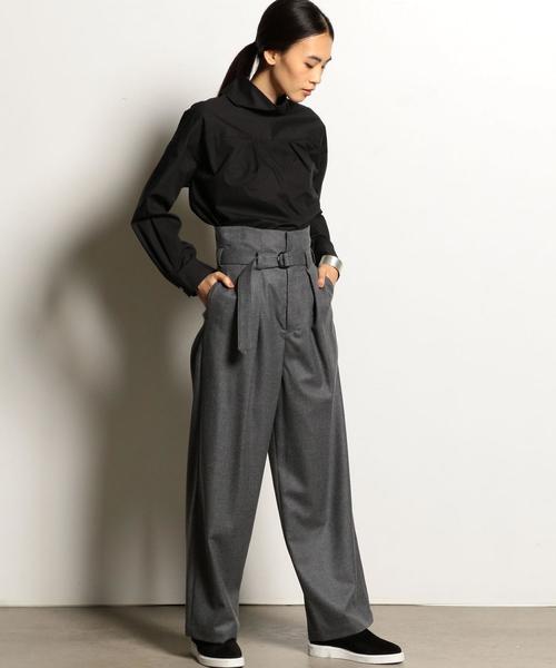EN ROUTE(アンルート)の「ハイウエストベルトワイドパンツ ◆(その他パンツ・レディース・グレー/その他1・2/1)」の10枚目の写真
