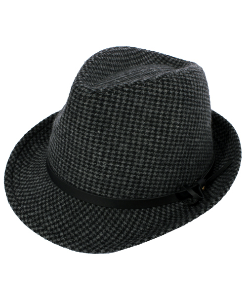 8(eight)(エイト)の「千鳥 中折れ ハット 帽子(ハット・メンズ・グレー/レッド/ブルー・FREE)」の2枚目の写真