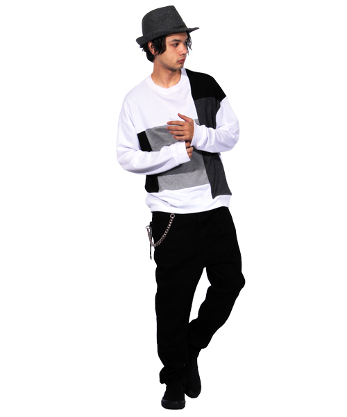 8(eight)(エイト)の「千鳥 中折れ ハット 帽子(ハット・メンズ・グレー/レッド/ブルー・FREE)」の4枚目の写真