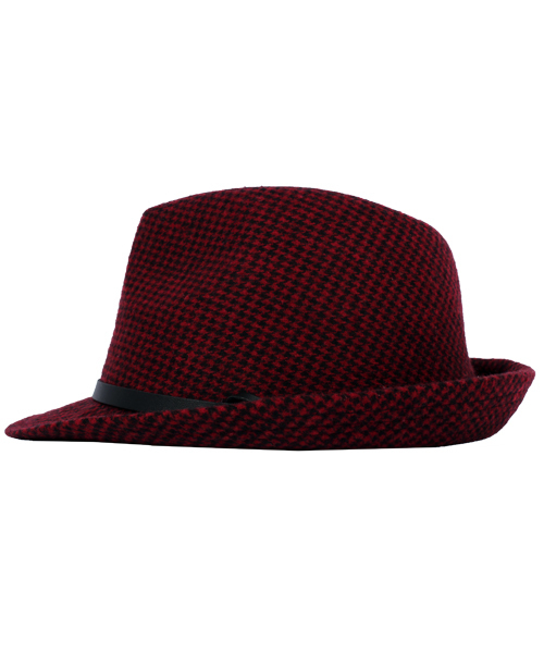 8(eight)(エイト)の「千鳥 中折れ ハット 帽子(ハット・メンズ・グレー/レッド/ブルー・FREE)」の7枚目の写真