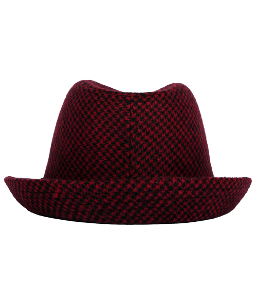 8(eight)(エイト)の「千鳥 中折れ ハット 帽子(ハット・メンズ・グレー/レッド/ブルー・FREE)」の8枚目の写真