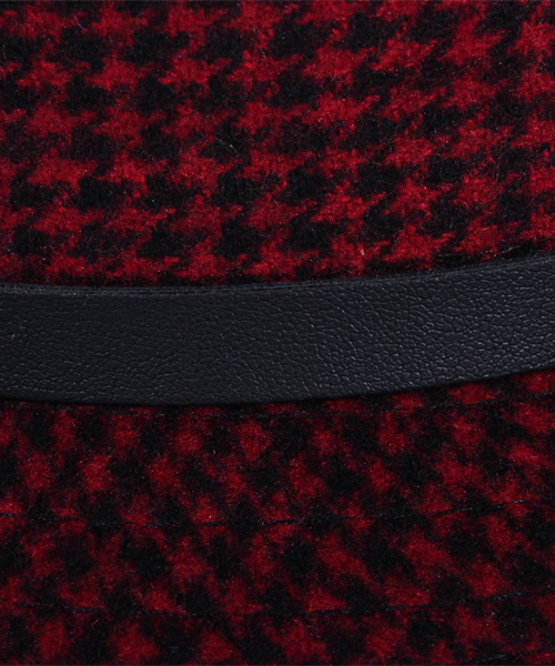 8(eight)(エイト)の「千鳥 中折れ ハット 帽子(ハット・メンズ・グレー/レッド/ブルー・FREE)」の13枚目の写真