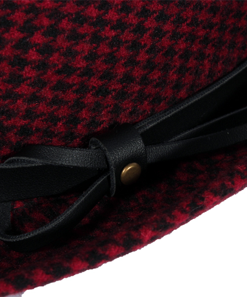 8(eight)(エイト)の「千鳥 中折れ ハット 帽子(ハット・メンズ・グレー/レッド/ブルー・FREE)」の15枚目の写真