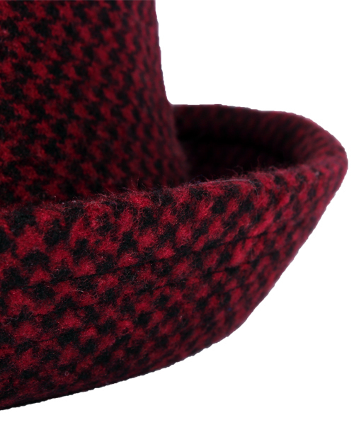 8(eight)(エイト)の「千鳥 中折れ ハット 帽子(ハット・メンズ・グレー/レッド/ブルー・FREE)」の16枚目の写真