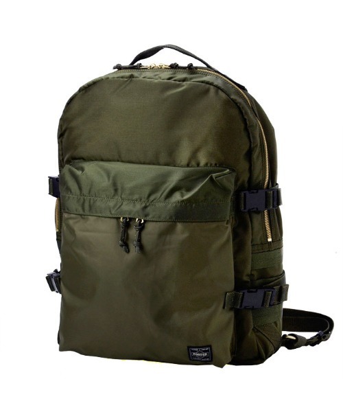 PORTER(ポーター)の「フォース デイパック(バックパック/リュック・メンズ・オリーブドラブ/ブラック/ネイビー・FREE)」の2枚目の写真