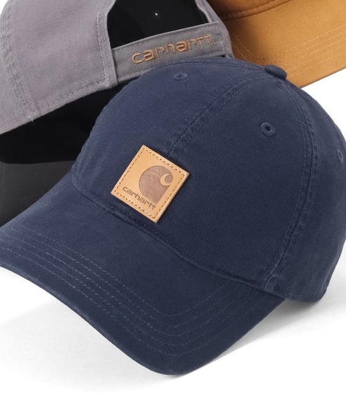 Carhartt（カーハート）の「カーハート ストラップバックキャップ ODESSA  CHARHARTT（キャップ・メンズ・ブラック/ブラウン/ブルー/ネイビー/タン/アーミー/アッシュブラウン/グレイッシュベージュ/グリーン/ブラック系その他/グレー/グレー系その他/オリーブ・FREE）」の12枚目の写真