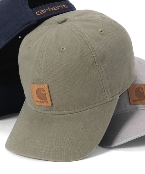 Carhartt（カーハート）の「カーハート ストラップバックキャップ ODESSA  CHARHARTT（キャップ・メンズ・ブラック/ブラウン/ブルー/ネイビー/タン/アーミー/アッシュブラウン/グレイッシュベージュ/グリーン/ブラック系その他/グレー/グレー系その他/オリーブ・FREE）」の9枚目の写真