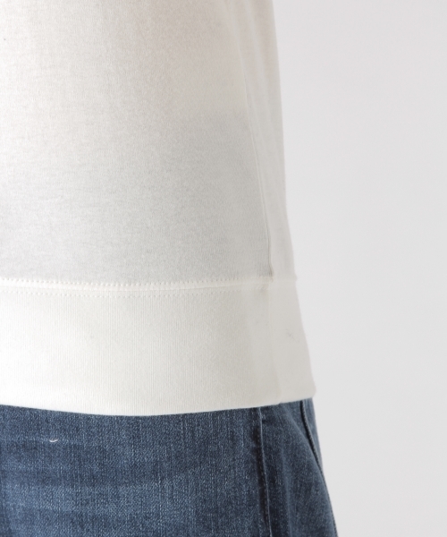 BAYFLOW（ベイフロー）の「BAYFLOW／シルキーフライスクルーネック7分袖Tシャツ　18SS（Tシャツ/カットソー・レディース・グレー/オフホワイト/サックスブルー/その他1・SMALL/MEDIUM/LARGE/X-SMALL/X-LARGE）」の10枚目の写真