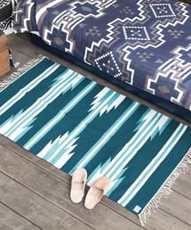 RILY Rag Mat ラグマット　青 ラグマット NATIVE RUG LIGHT BLUE｜北欧・ヴィンテージ