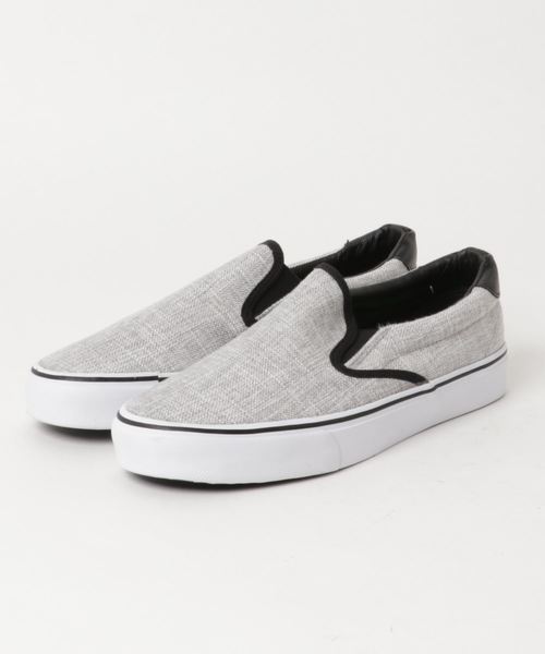 STYLEBLOCK（スタイルブロック）の「スリッポンローカットスニーカー（スニーカー・メンズ・レッド系その他/ブラック系その他3/ベージュ/カモフラージュ/ブルー系その他3/ホワイト系その他3/ブルー系その他2/ホワイト系その他/ブラック系その他/ストライプ/ブルー系その他/レオパード/パイソン/ホワイト系その他2/ブラック系その他2/グレー/ハウンドトゥース/ブラック系その他4/ブラック系その他5/チャコール/ベージュ系その他/ブルー系その他4/ブラックミックス/グレー系その他2/グレー系その他/ブラック系その他7/ブラック系その他6/ブラウン/ブルー系その他5/ブラウン系その他/ブラック×ホワイト/ブラック×ブラック/レッド系その他2・27.0cm/25.5cm/26.5cm/25.0cm/26.0cm/28.0cm）」の14枚目の写真