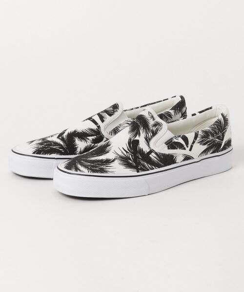 STYLEBLOCK（スタイルブロック）の「スリッポンローカットスニーカー（スニーカー・メンズ・レッド系その他/ブラック系その他3/ベージュ/カモフラージュ/ブルー系その他3/ホワイト系その他3/ブルー系その他2/ホワイト系その他/ブラック系その他/ストライプ/ブルー系その他/レオパード/パイソン/ホワイト系その他2/ブラック系その他2/グレー/ハウンドトゥース/ブラック系その他4/ブラック系その他5/チャコール/ベージュ系その他/ブルー系その他4/ブラックミックス/グレー系その他2/グレー系その他/ブラック系その他7/ブラック系その他6/ブラウン/ブルー系その他5/ブラウン系その他/ブラック×ホワイト/ブラック×ブラック/レッド系その他2・27.0cm/25.5cm/26.5cm/25.0cm/26.0cm/28.0cm）」の4枚目の写真