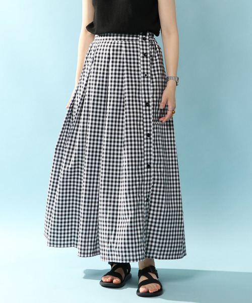 notch.（ノッチ）の「サイドボタンスカート（スカート・レディース・その他4/パープル/その他5/レッド/ネイビー・M/TM）」の5枚目の写真