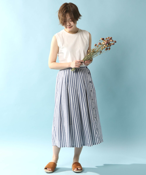 notch.（ノッチ）の「サイドボタンスカート（スカート・レディース・その他4/パープル/その他5/レッド/ネイビー・M/TM）」の11枚目の写真