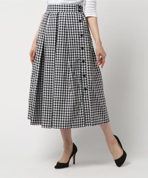 notch.（ノッチ）の「サイドボタンスカート（スカート・レディース・その他4/パープル/その他5/レッド/ネイビー・M/TM）」の12枚目の写真