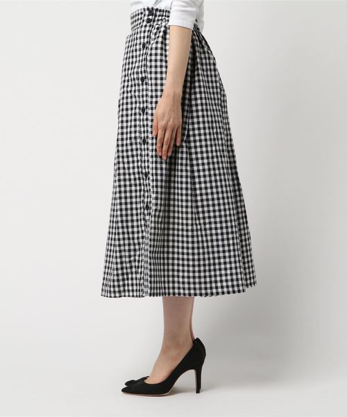 notch.（ノッチ）の「サイドボタンスカート（スカート・レディース・その他4/パープル/その他5/レッド/ネイビー・M/TM）」の7枚目の写真