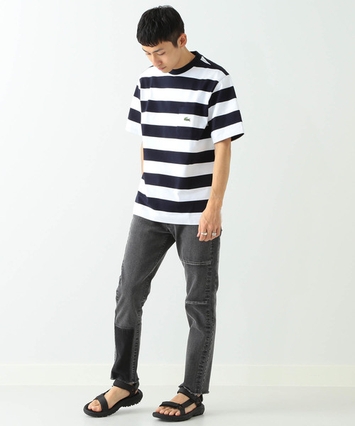 BEAMS（ビームス）の「LACOSTE × BEAMS / 別注 Tシャツ（Tシャツ/カットソー・メンズ・ホワイト/ネイビー/オレンジ/その他・1/2/3/4/5）」の5枚目の写真