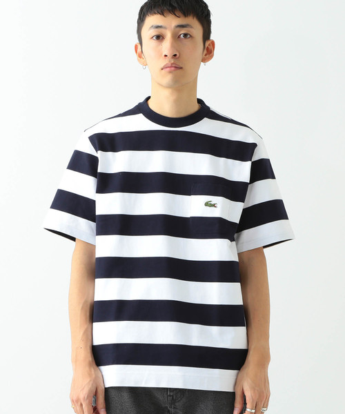 BEAMS（ビームス）の「LACOSTE × BEAMS / 別注 Tシャツ（Tシャツ/カットソー・メンズ・ホワイト/ネイビー/オレンジ/その他・1/2/3/4/5）」の9枚目の写真