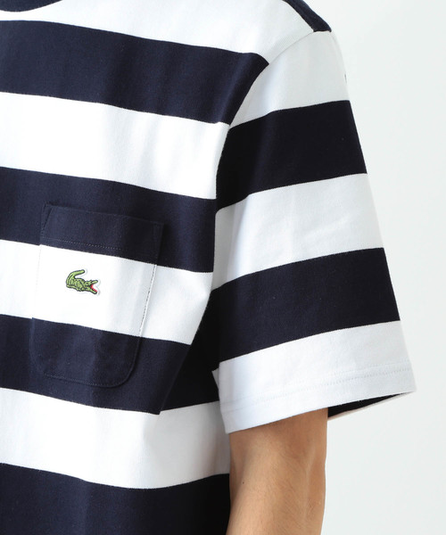 BEAMS（ビームス）の「LACOSTE × BEAMS / 別注 Tシャツ（Tシャツ/カットソー・メンズ・ホワイト/ネイビー/オレンジ/その他・1/2/3/4/5）」の8枚目の写真