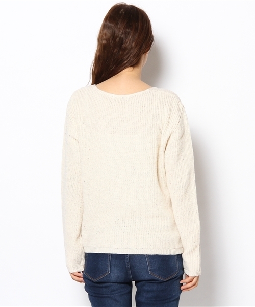 one after another NICE CLAUP（ワンアフターアナザーナイスクラップ）の「片あぜカーディガン（カーディガン/ボレロ・レディース・アイボリー/ピンク/グリーン/グレー・FREE）」の7枚目の写真