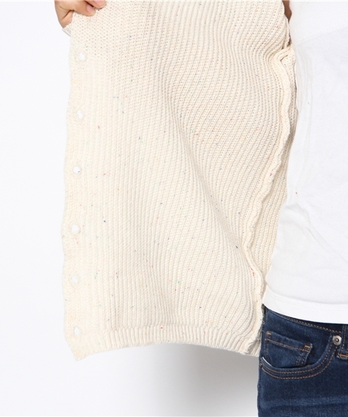 one after another NICE CLAUP（ワンアフターアナザーナイスクラップ）の「片あぜカーディガン（カーディガン/ボレロ・レディース・アイボリー/ピンク/グリーン/グレー・FREE）」の12枚目の写真