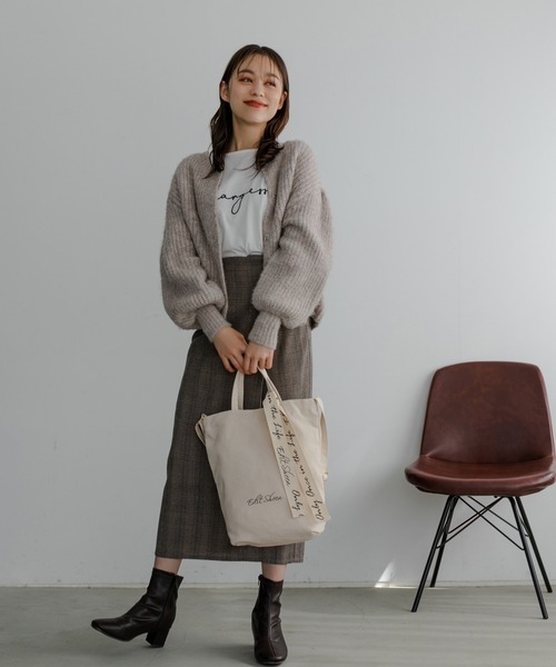 Edit Sheen（エディットシーン）の「ロゴキャンバス3wayトートバッグ（トートバッグ・レディース・アイボリー/ブラック・FREE）」の19枚目の写真