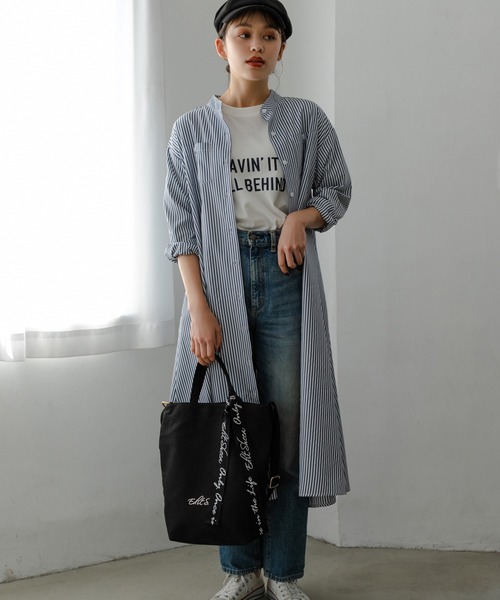 Edit Sheen（エディットシーン）の「ロゴキャンバス3wayトートバッグ（トートバッグ・レディース・アイボリー/ブラック・FREE）」の13枚目の写真