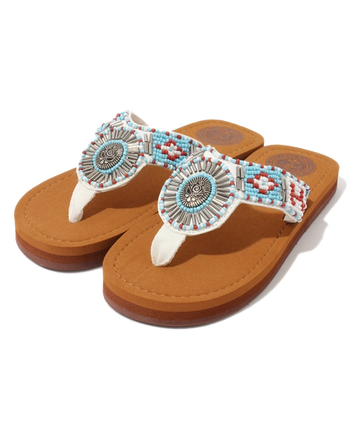 HYSTERIC MINI（ヒステリックミニ）の「sew mini  beads ビーチサンダル（サンダル・キッズ・ブラック/ブラウン/ピンク・SMALL/MEDIUM/LARGE/X-LARGE）」の3枚目の写真