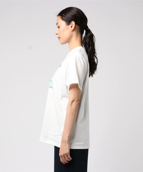 PUNYUS（プニュズ）の「テニスTシャツ（Tシャツ/カットソー・レディース・ホワイト/ピンク・1/2/4/3）」の3枚目の写真