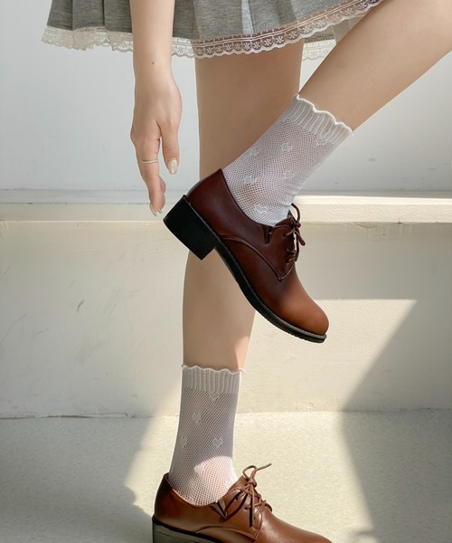 Shoes in Closet(シューズインクローゼット)の「超軽量 マニッシュ オックスフォード シューズ 7633(ドレスシューズ・レディース・ブラック/ブラック系その他/アイボリー/ブラック系その他2/ダークブラウン/ブラウン系その他・S/M/L/LL/XS/XXL/4L/3L/5L/6L)」の22枚目の写真