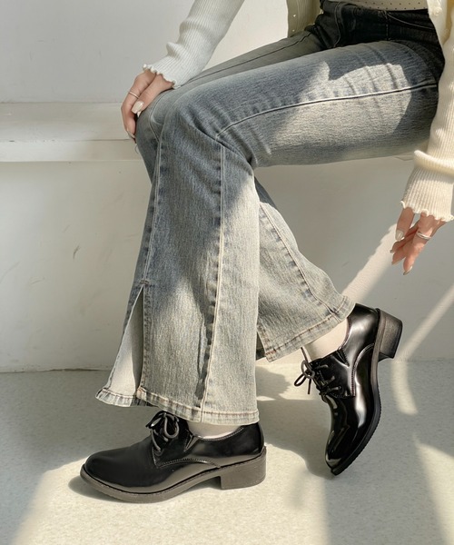Shoes in Closet(シューズインクローゼット)の「超軽量 マニッシュ オックスフォード シューズ 7633(ドレスシューズ・レディース・ブラック/ブラック系その他/アイボリー/ブラック系その他2/ダークブラウン/ブラウン系その他・S/M/L/LL/XS/XXL/4L/3L/5L/6L)」の18枚目の写真