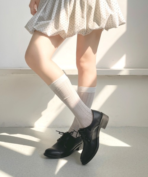 Shoes in Closet(シューズインクローゼット)の「超軽量 マニッシュ オックスフォード シューズ 7633(ドレスシューズ・レディース・ブラック/ブラック系その他/アイボリー/ブラック系その他2/ダークブラウン/ブラウン系その他・S/M/L/LL/XS/XXL/4L/3L/5L/6L)」の13枚目の写真